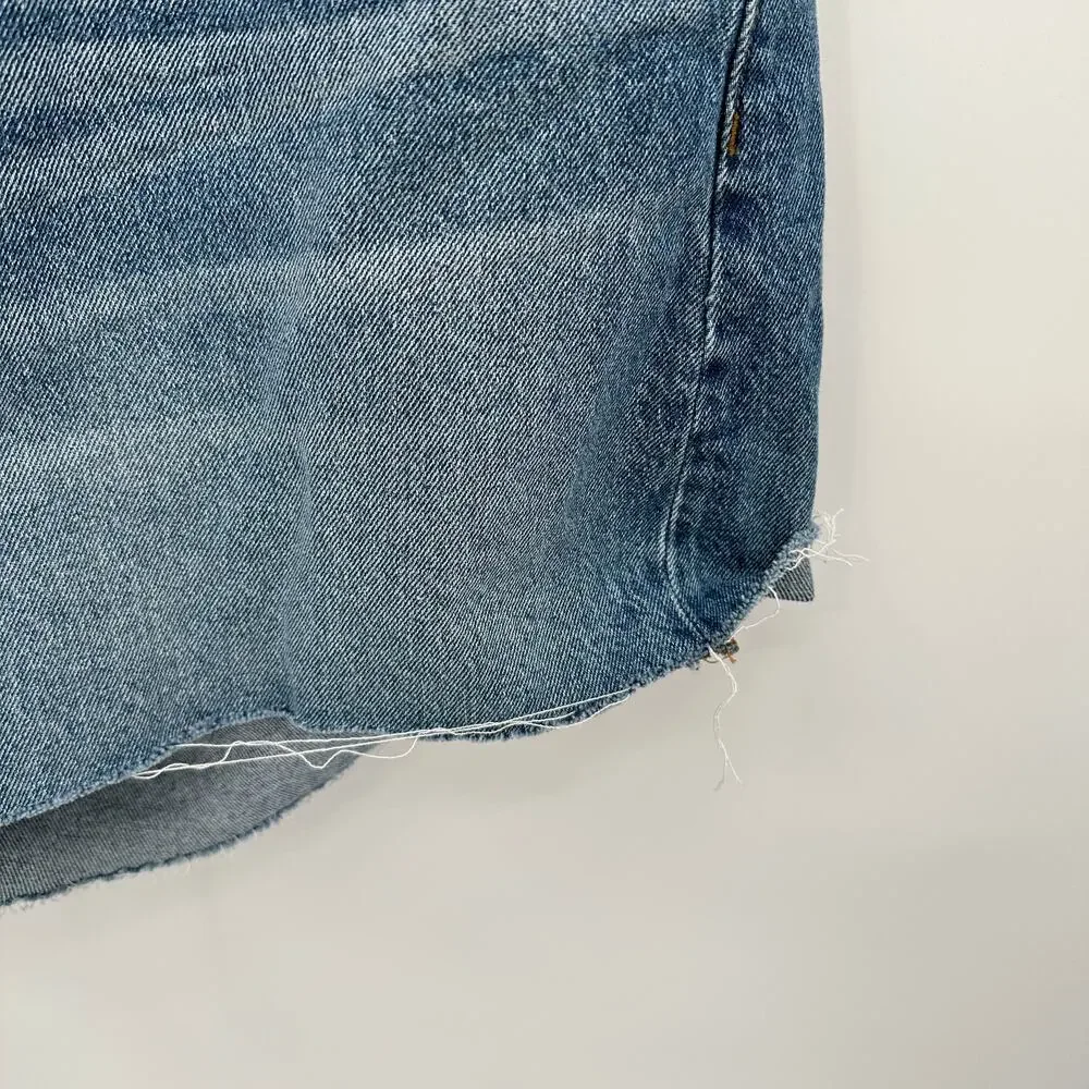 MADEWELL The Perfect Jean Short in Burnett Wash: TENCEL™ Lyocell Edition // 33